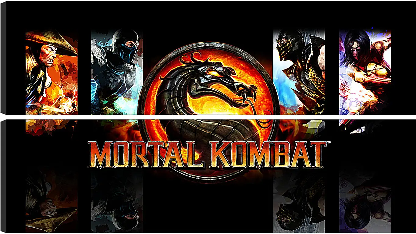 Модульная картина - Mortal  Kombat