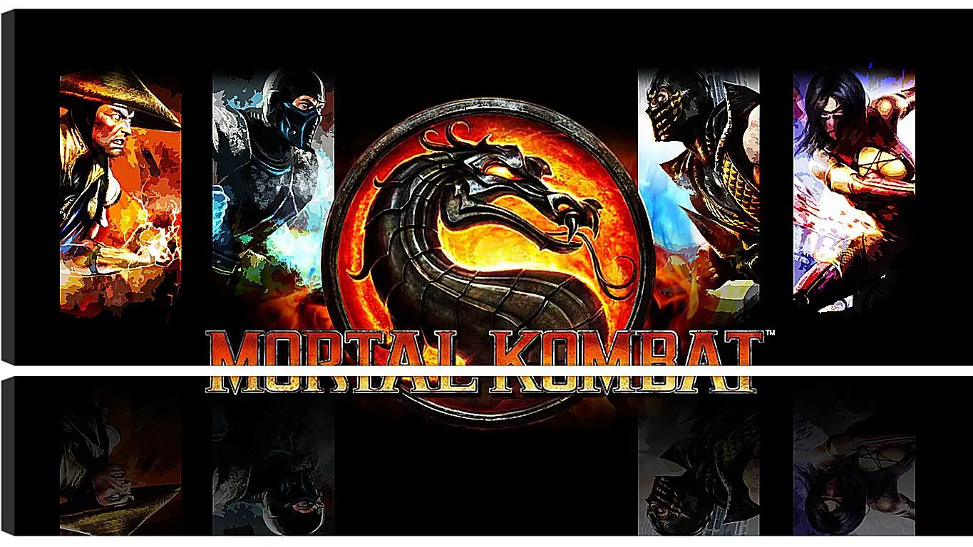 Модульная картина - Mortal  Kombat