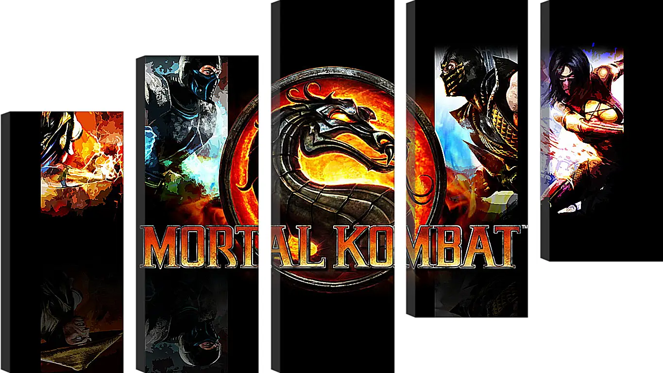 Модульная картина - Mortal  Kombat