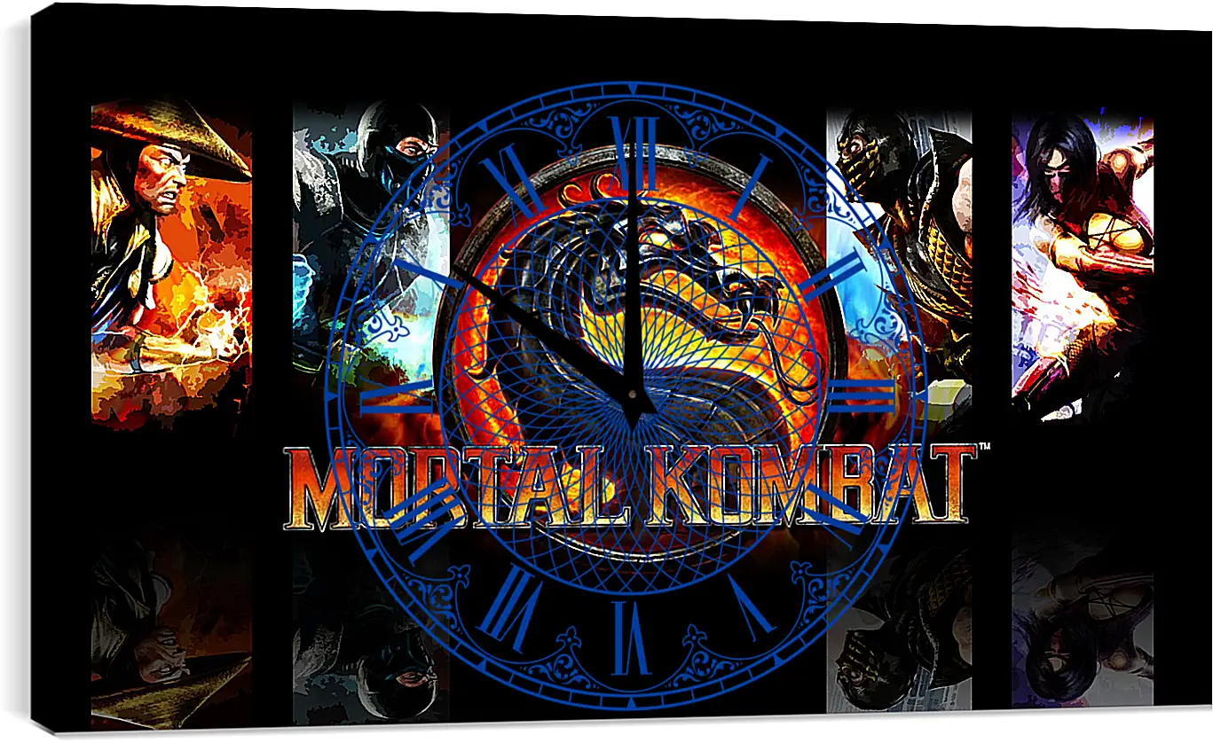 Часы картина - Mortal  Kombat