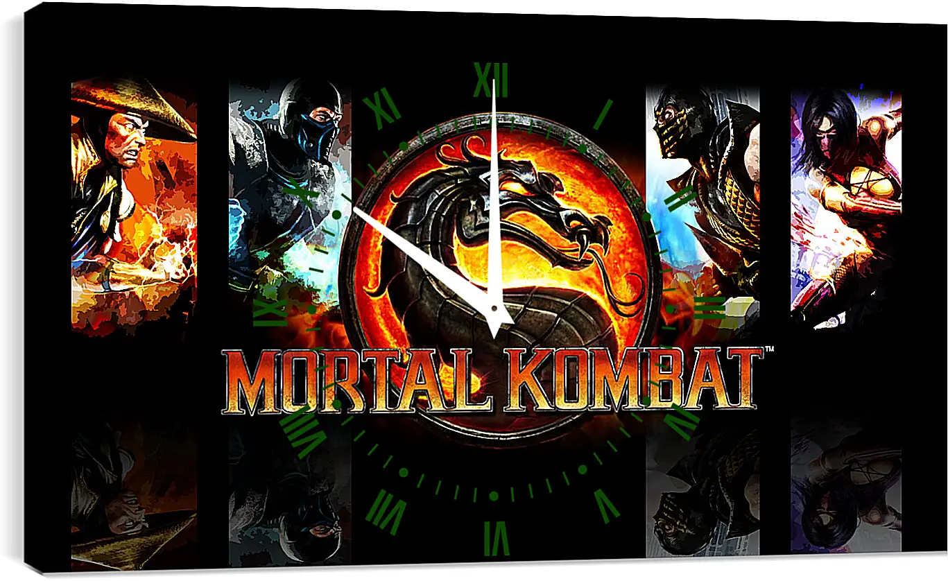 Часы картина - Mortal  Kombat