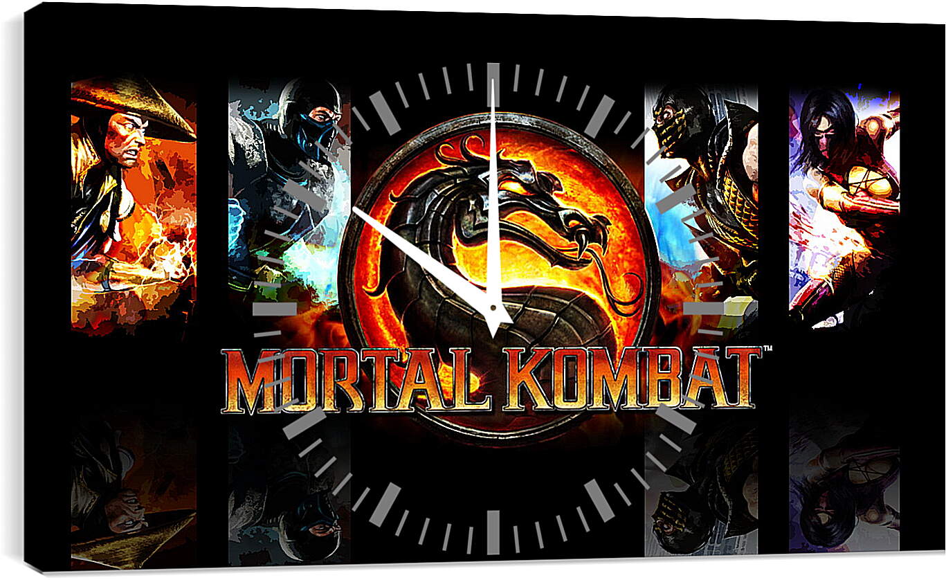 Часы картина - Mortal  Kombat
