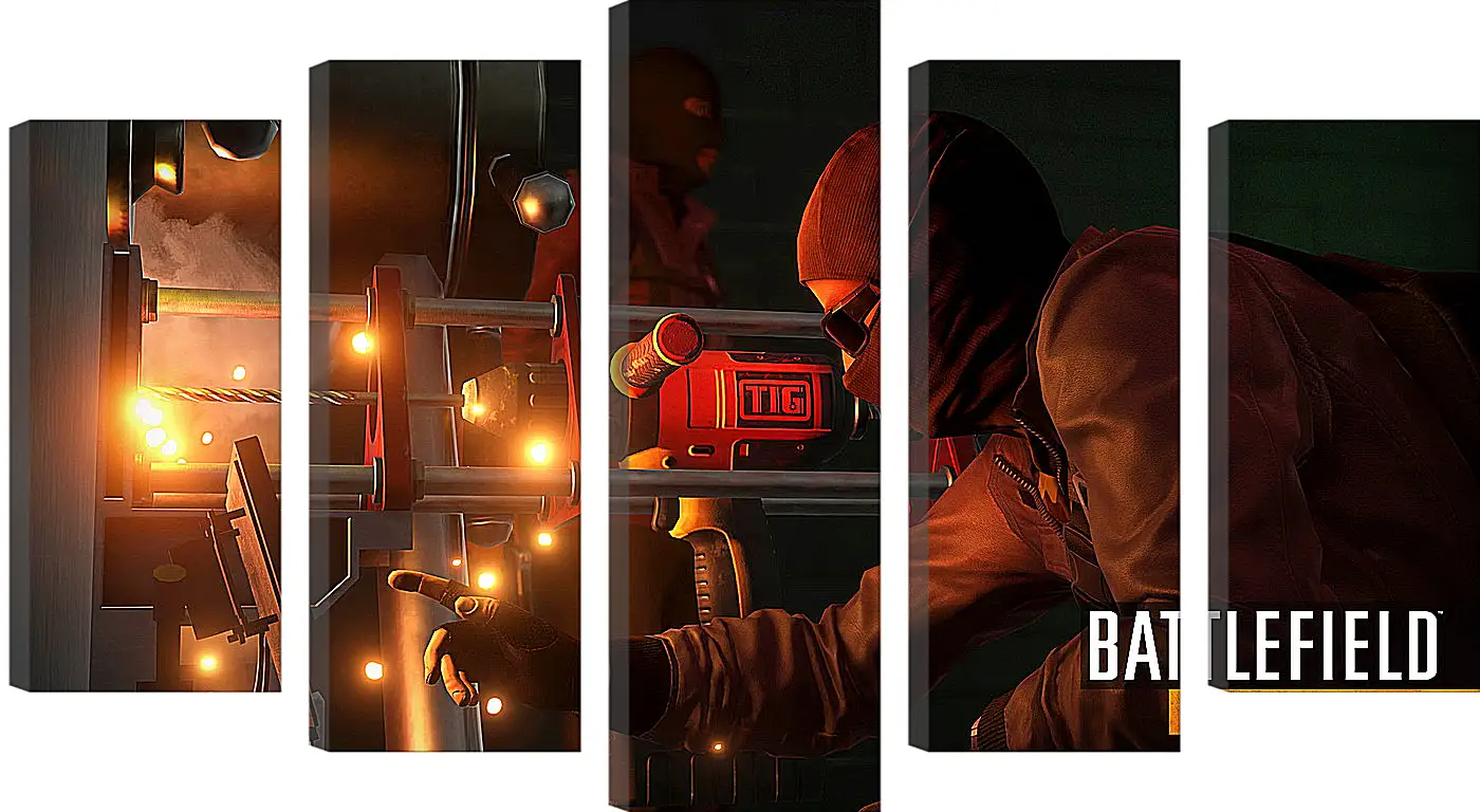 Модульная картина - Battlefield: Hardline