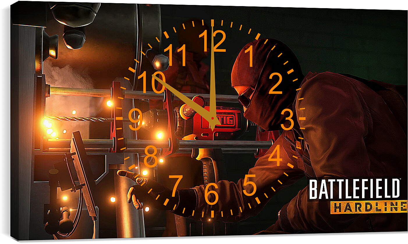 Часы картина - Battlefield: Hardline