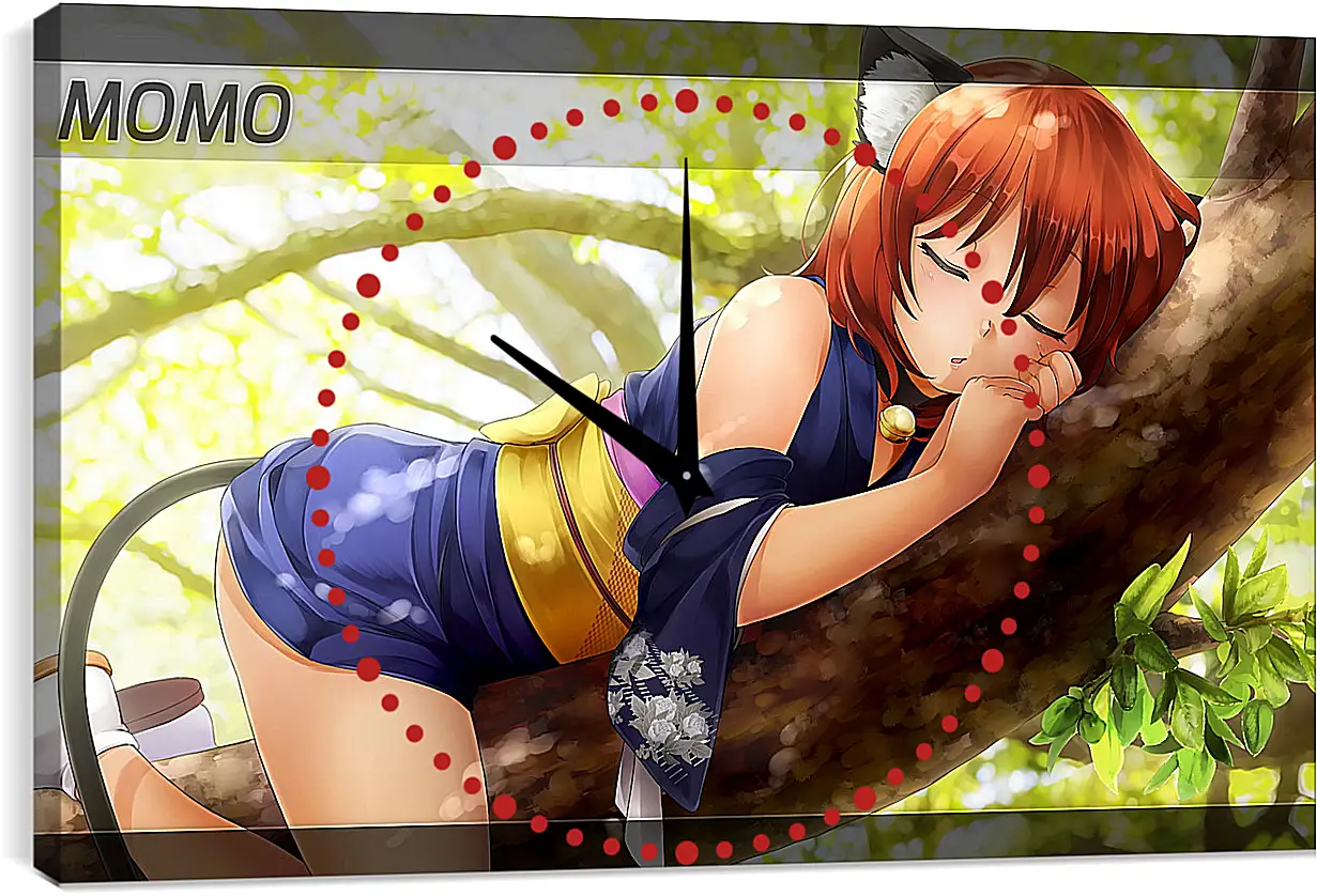 Часы картина - HuniePop
