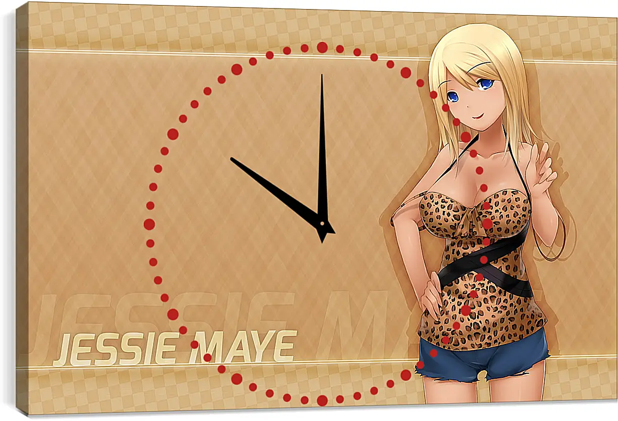 Часы картина - HuniePop
