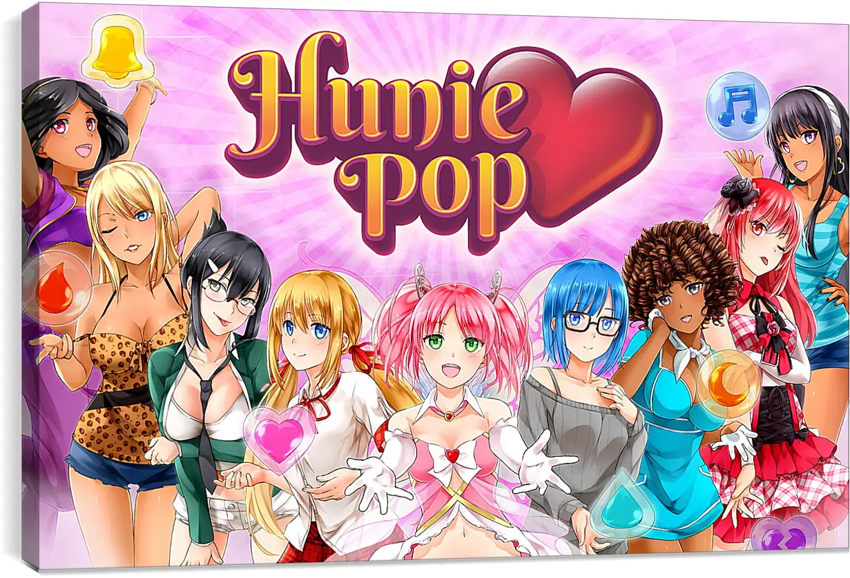 Постер и плакат - HuniePop
