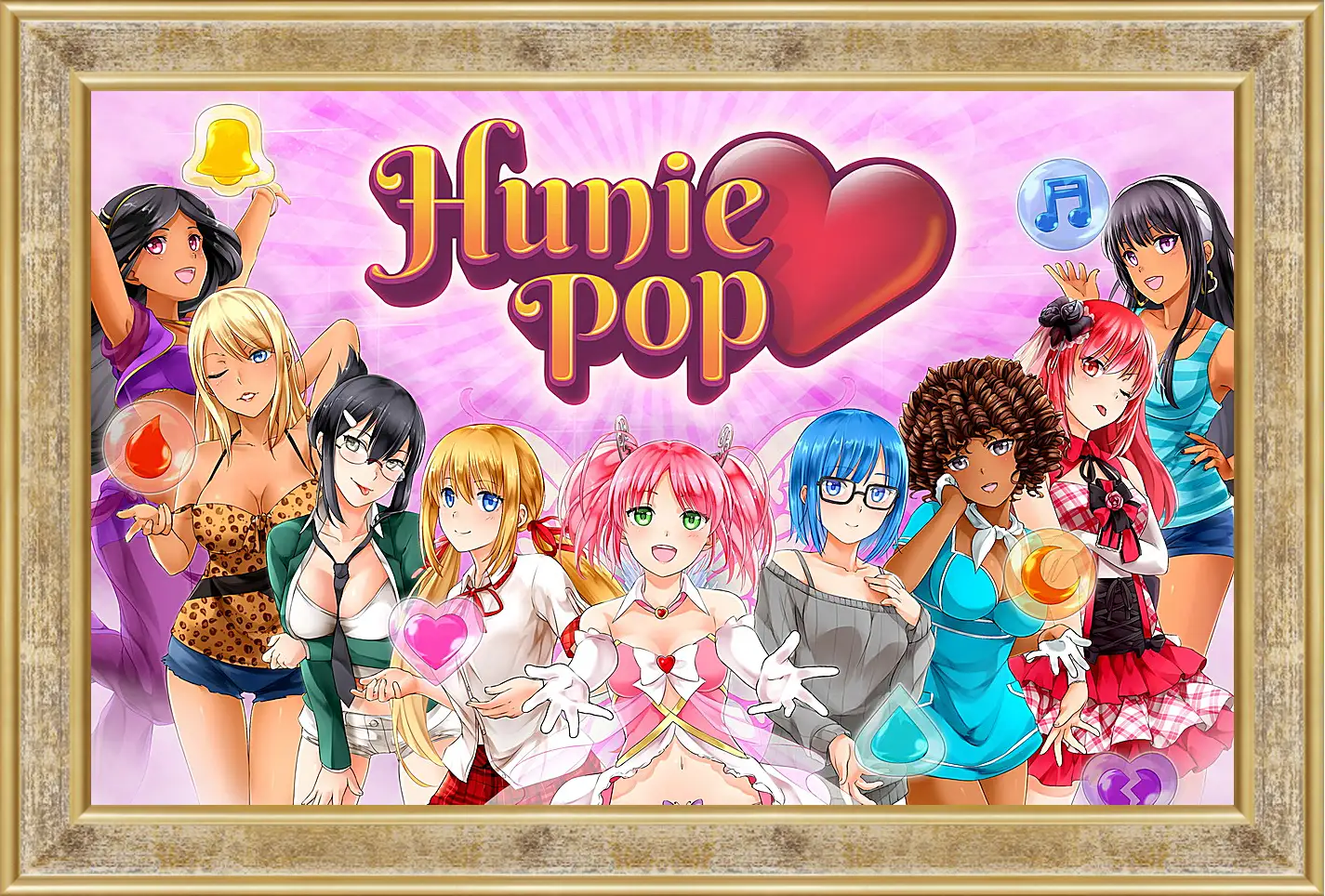 Картина в раме - HuniePop
