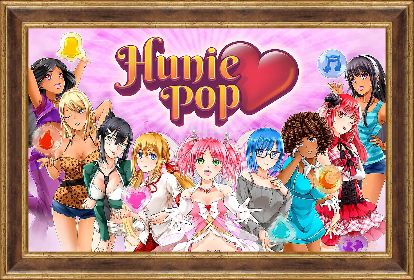 Картина в раме - HuniePop
