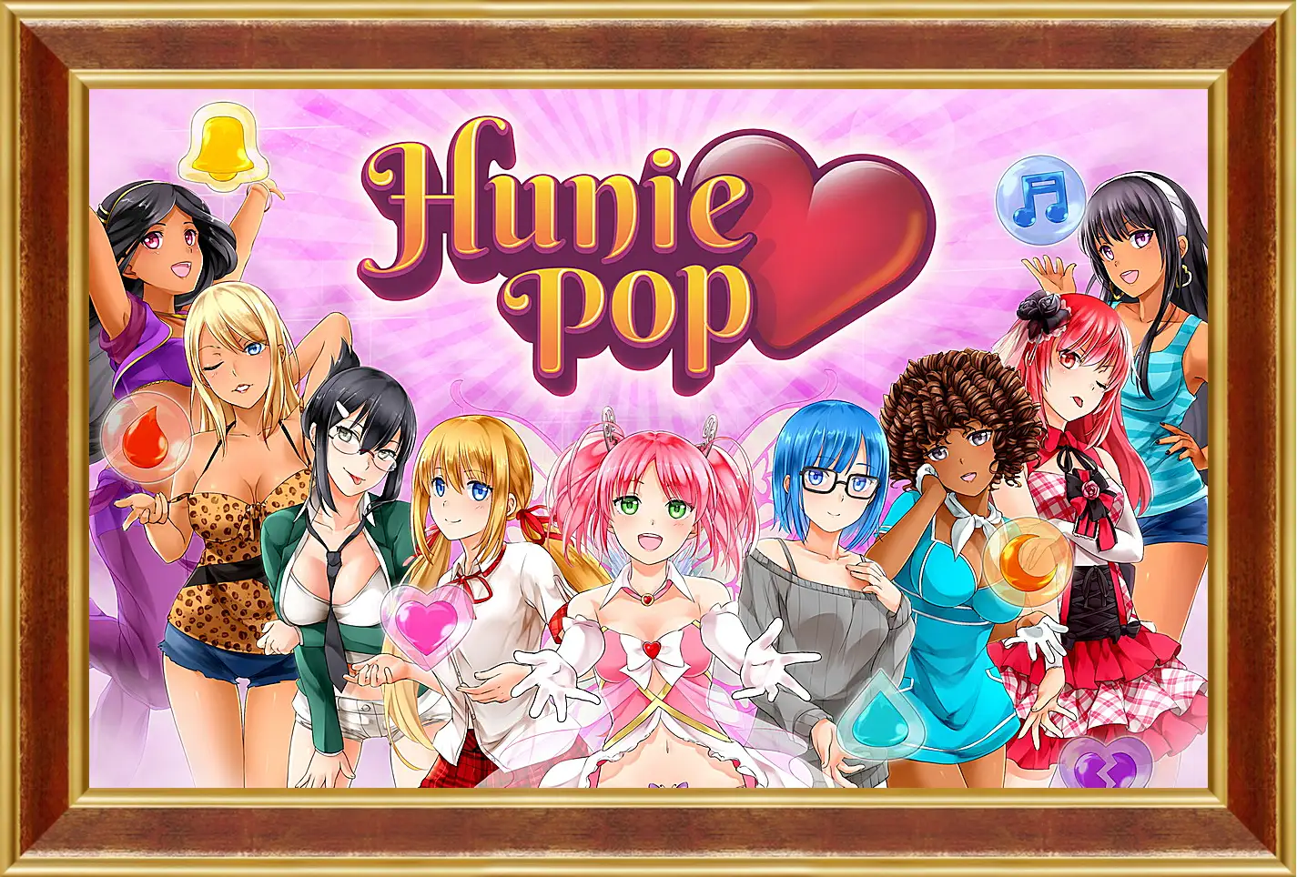 Картина в раме - HuniePop
