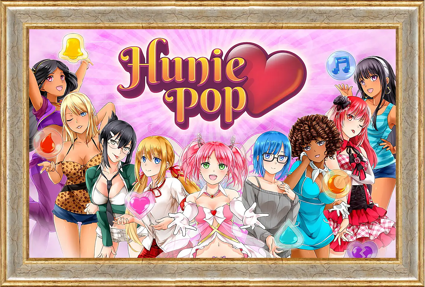 Картина в раме - HuniePop
