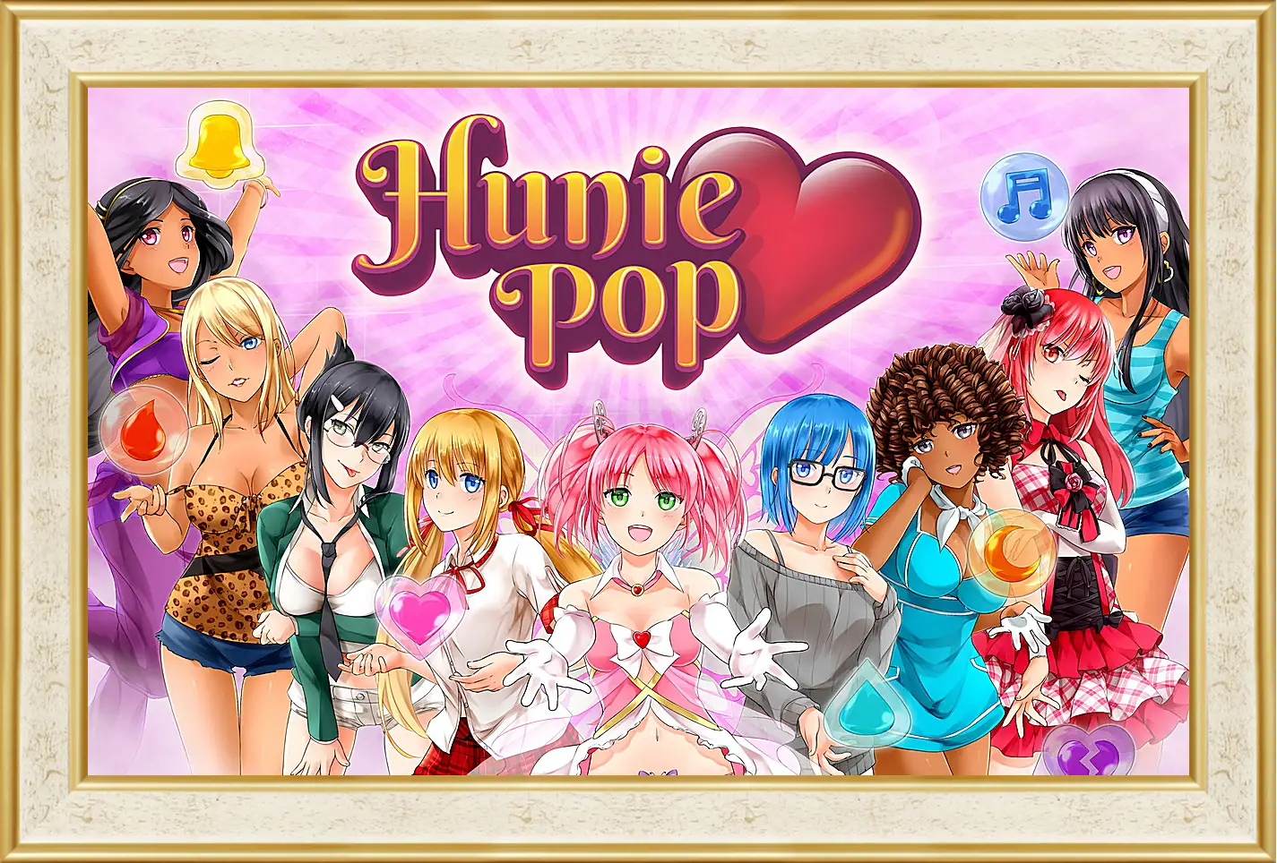 Картина в раме - HuniePop
