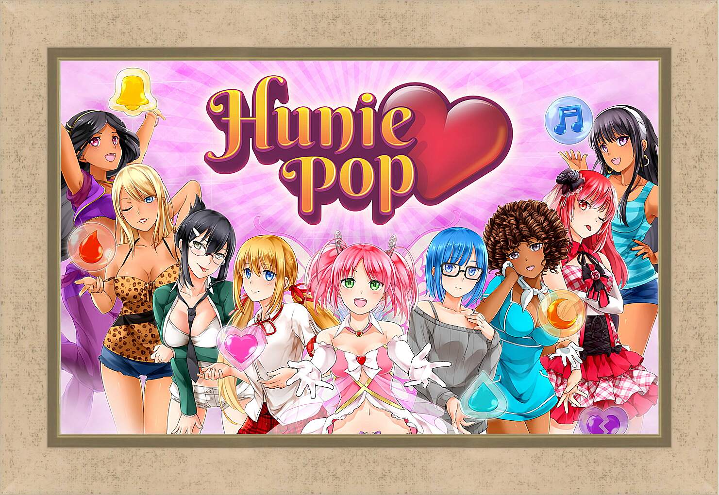 Картина в раме - HuniePop
