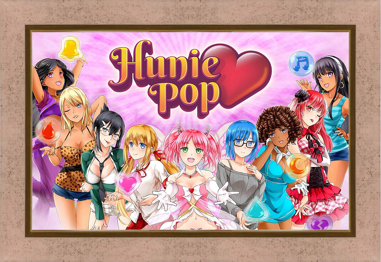 Картина в раме - HuniePop
