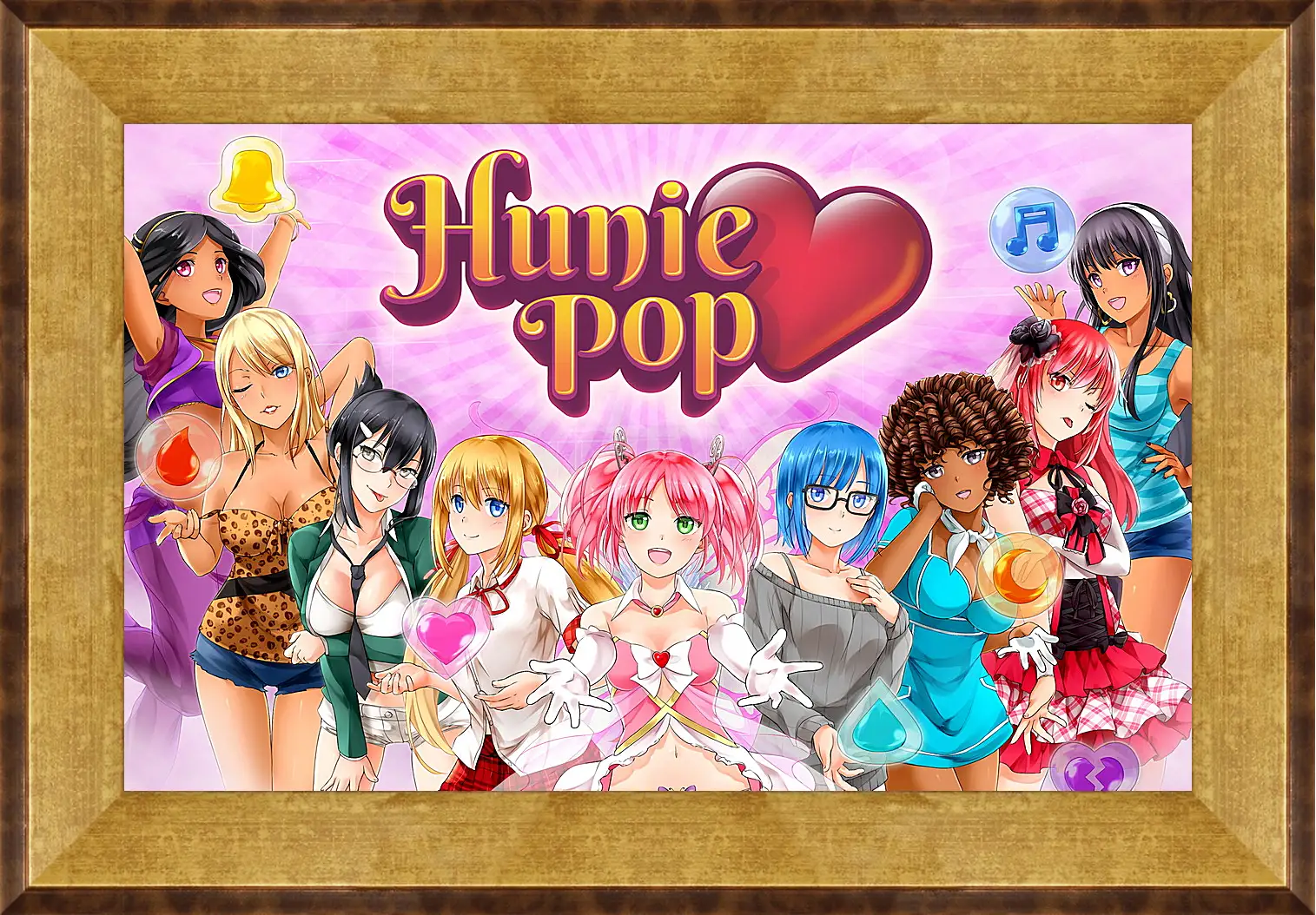 Картина в раме - HuniePop
