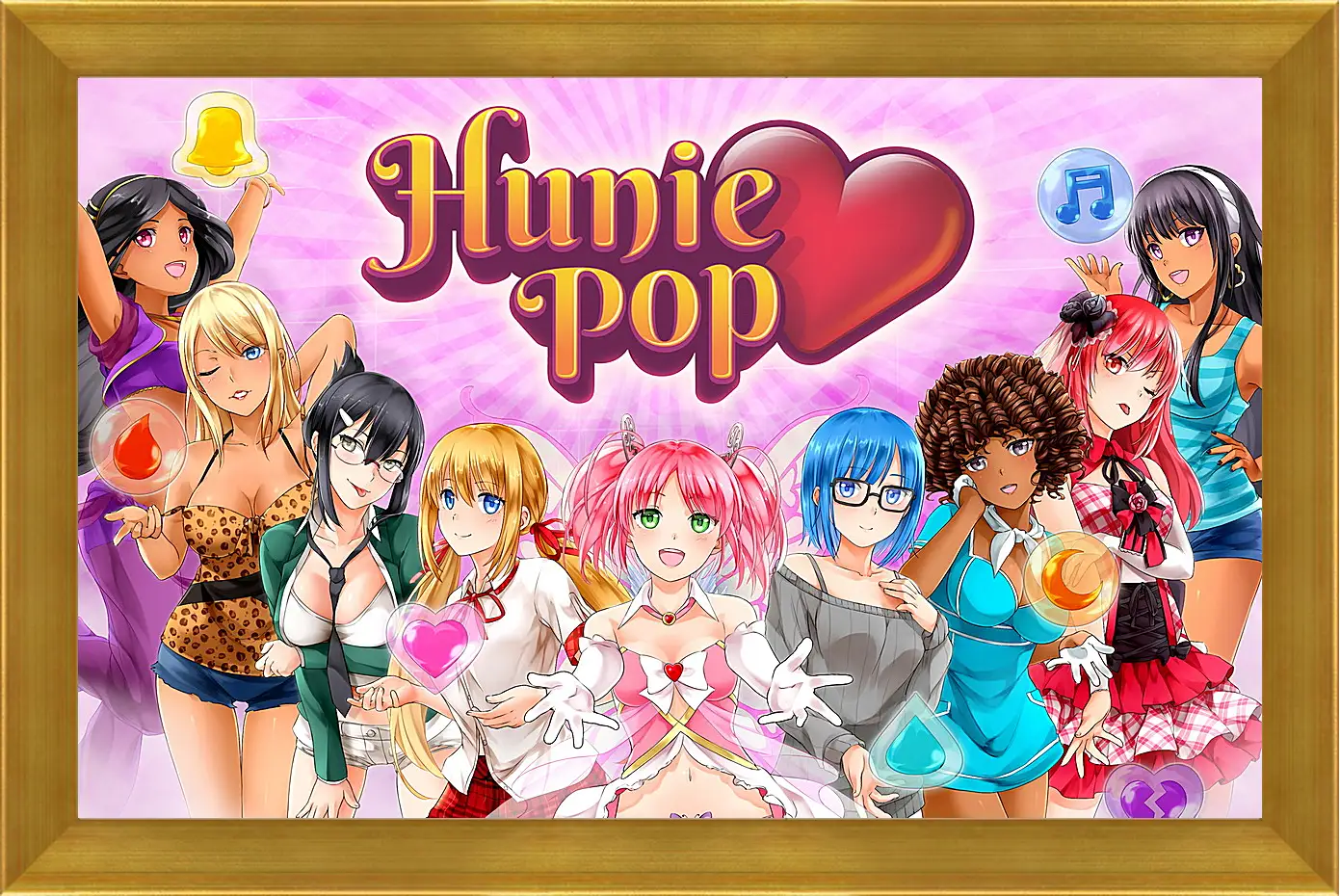 Картина в раме - HuniePop
