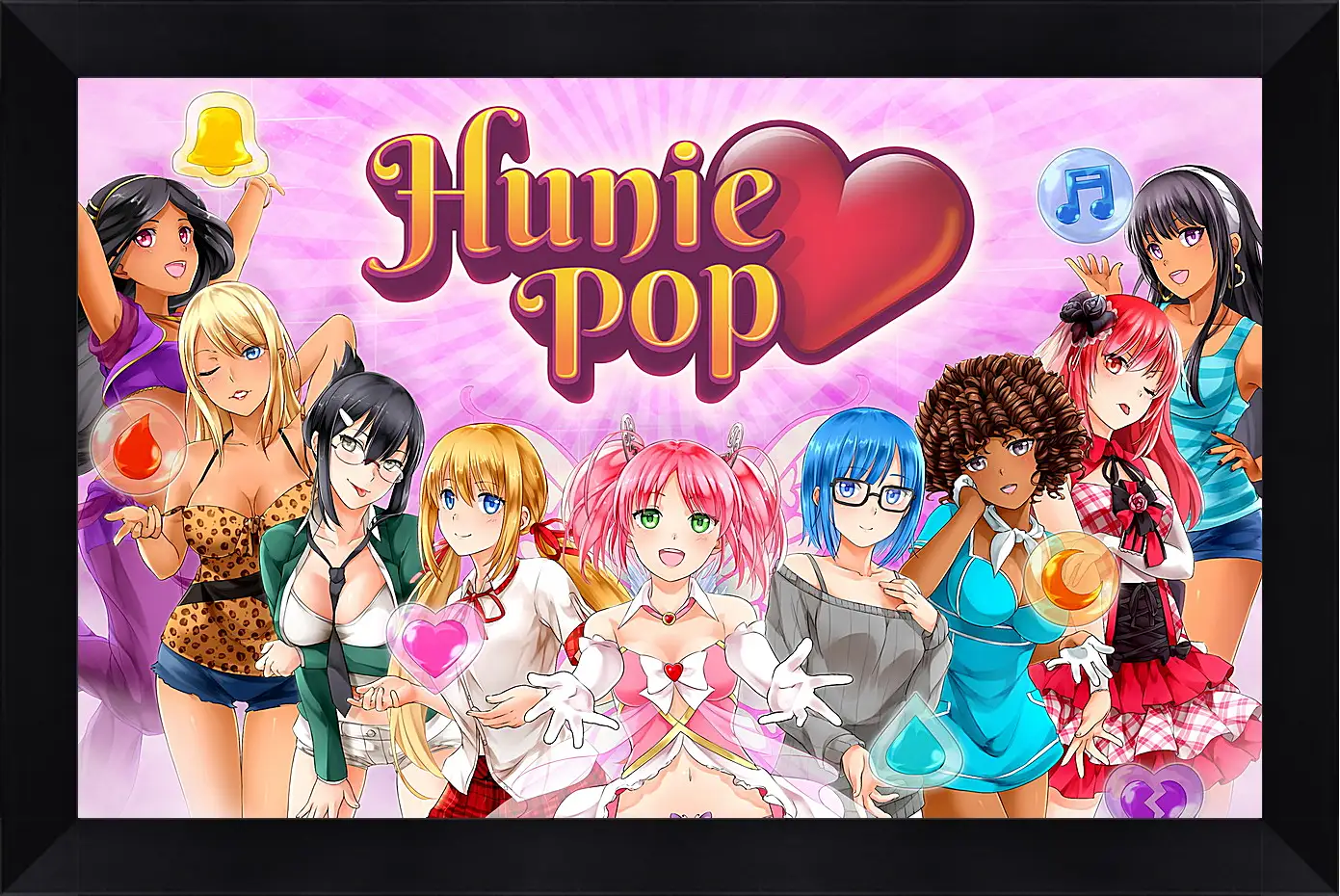 Картина в раме - HuniePop
