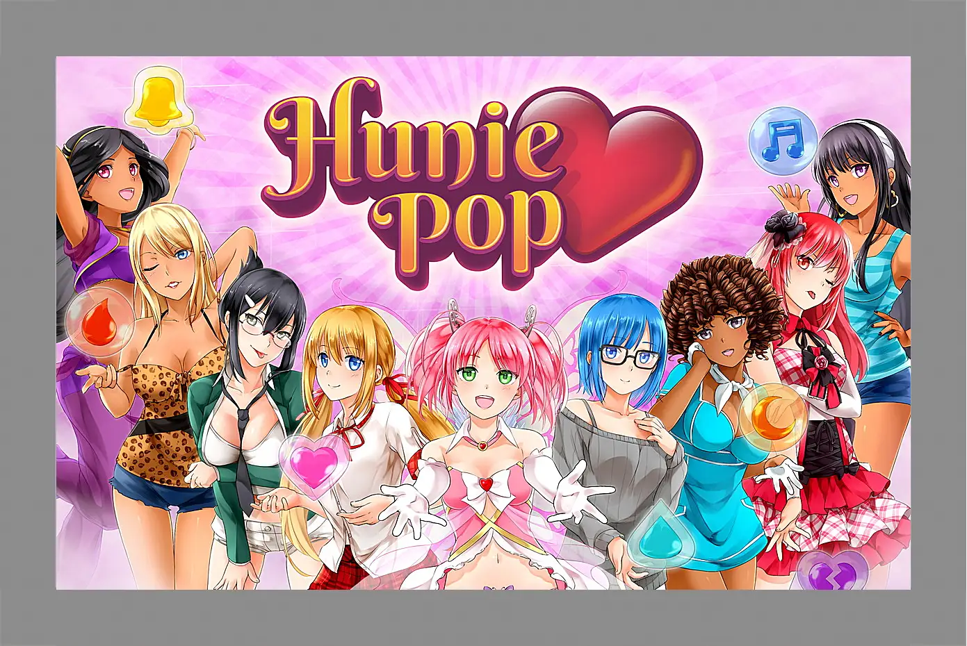 Картина в раме - HuniePop
