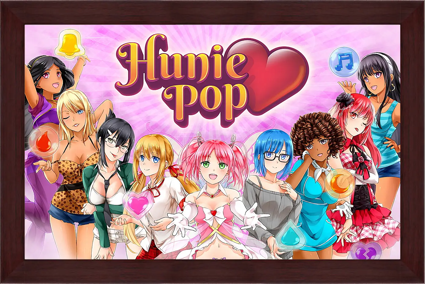 Картина в раме - HuniePop
