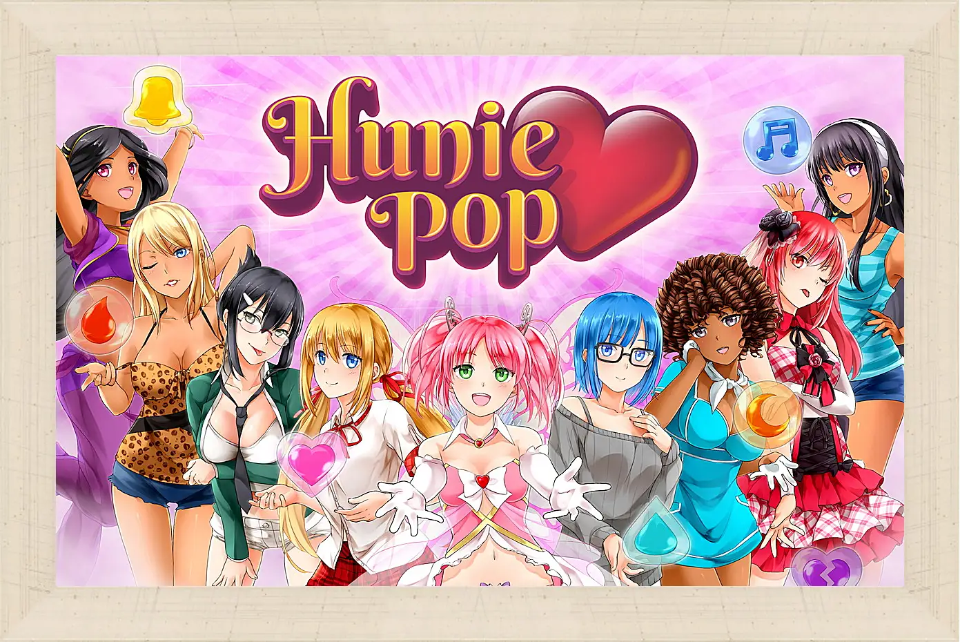 Картина в раме - HuniePop
