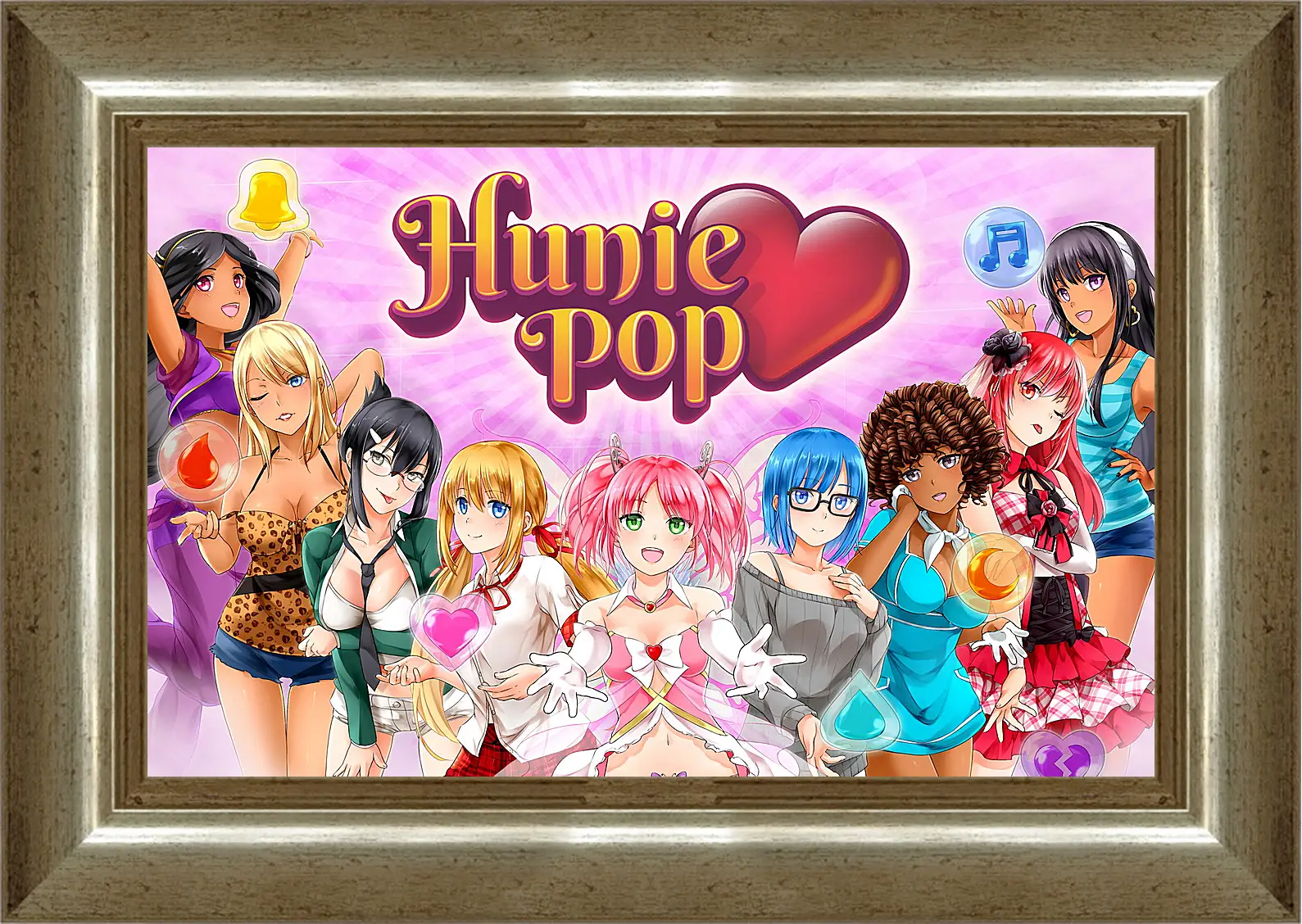 Картина в раме - HuniePop
