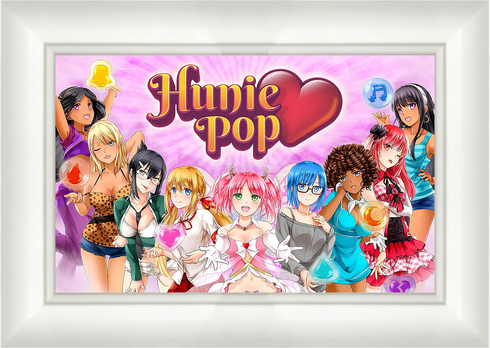 Картина в раме - HuniePop
