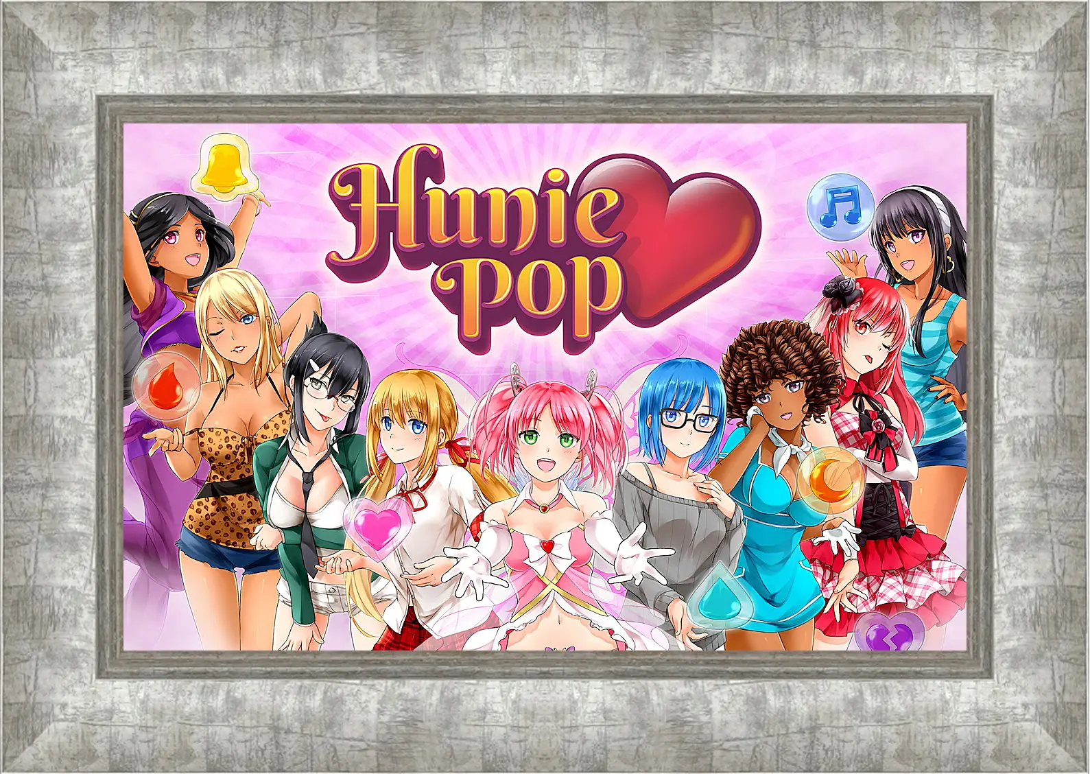 Картина в раме - HuniePop
