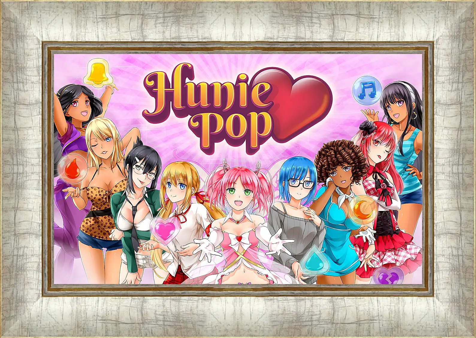 Картина в раме - HuniePop
