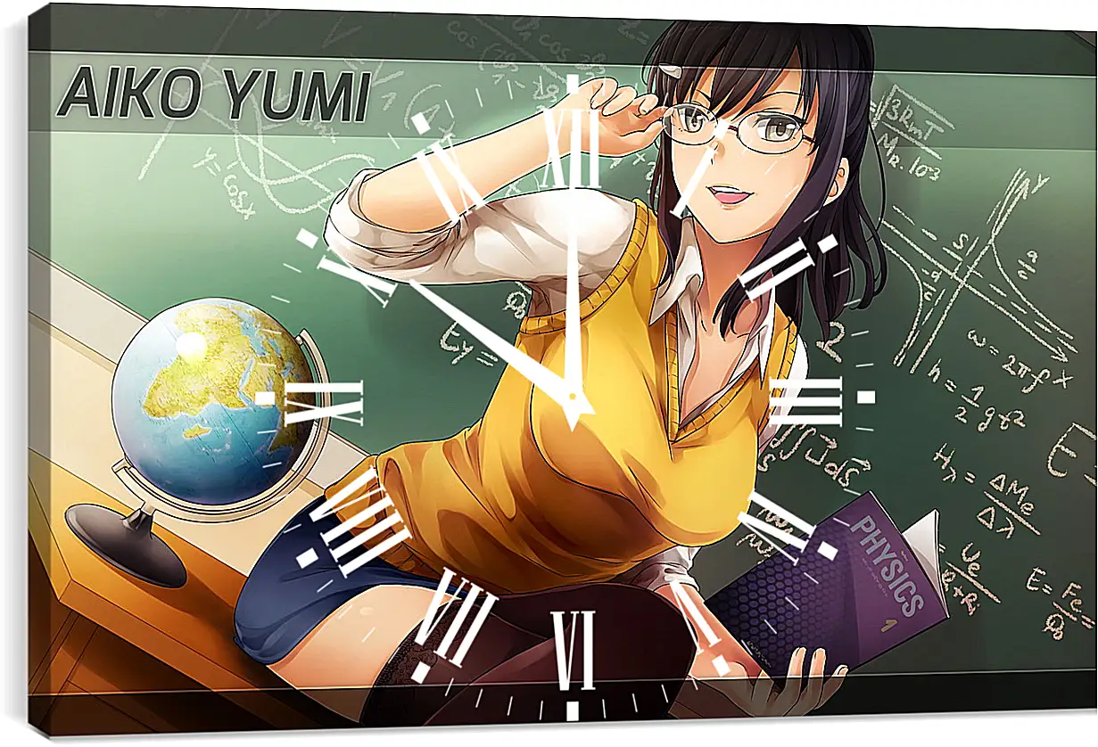 Часы картина - HuniePop
