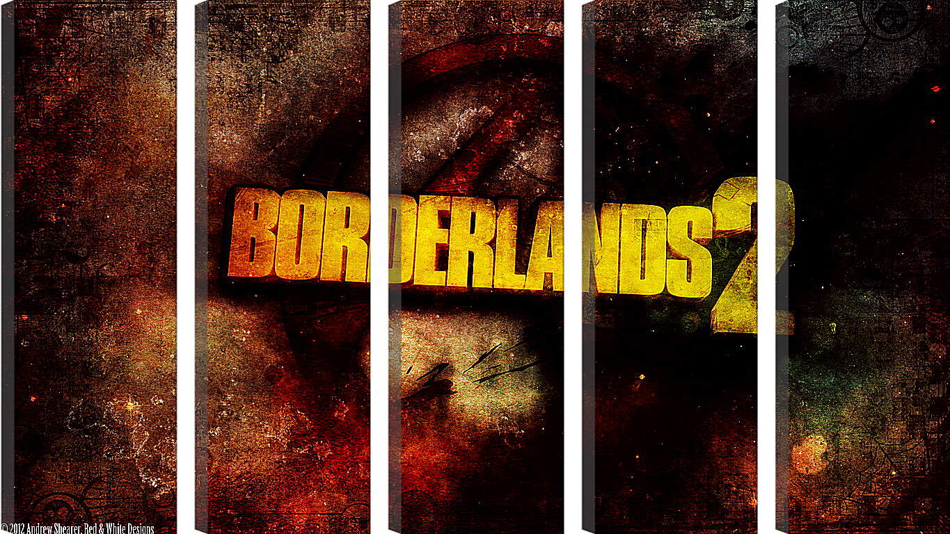 Модульная картина - Borderlands 2
