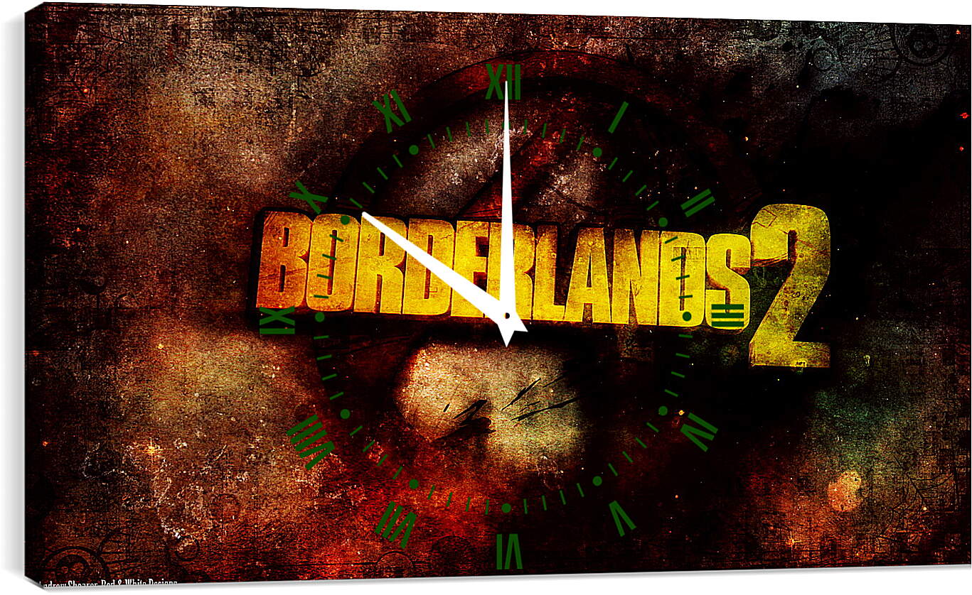 Часы картина - Borderlands 2
