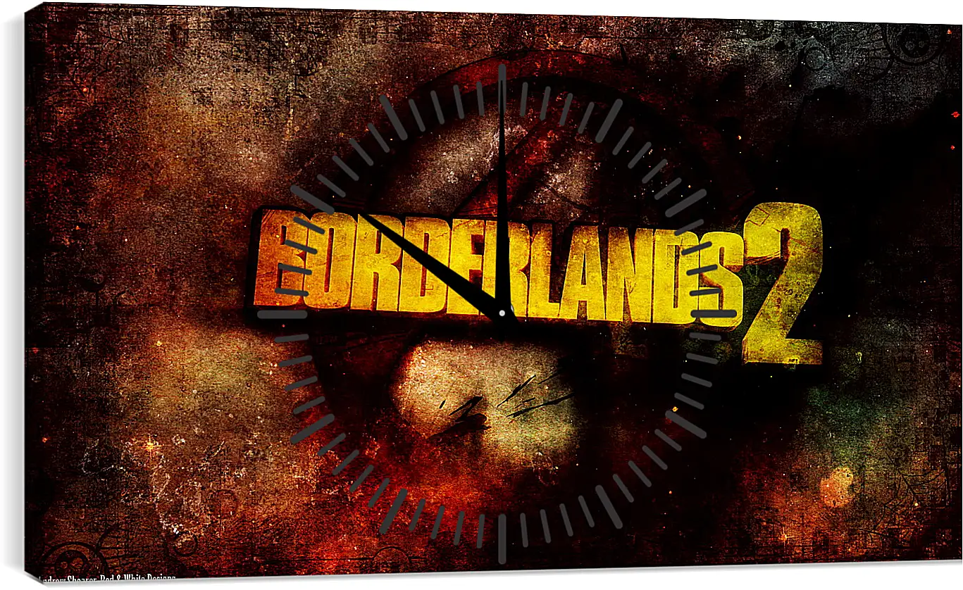 Часы картина - Borderlands 2
