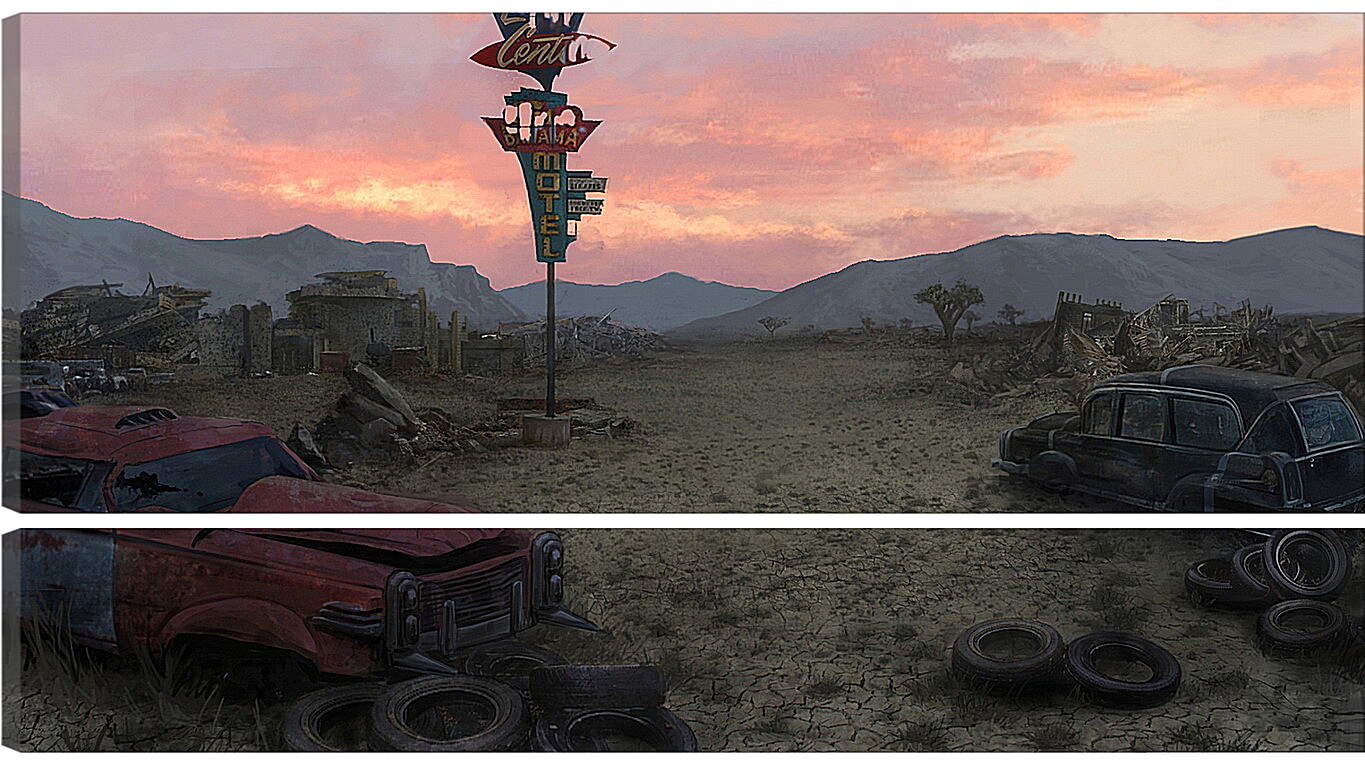 Модульная картина - Fallout: New Vegas