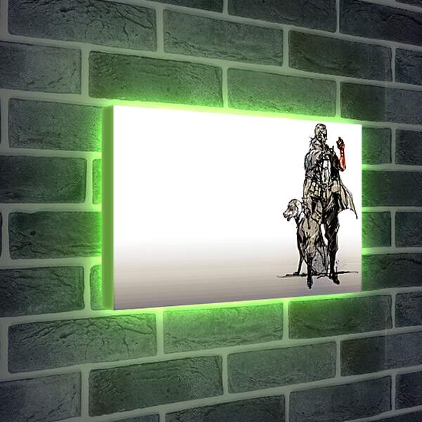 Лайтбокс световая панель - Metal Gear