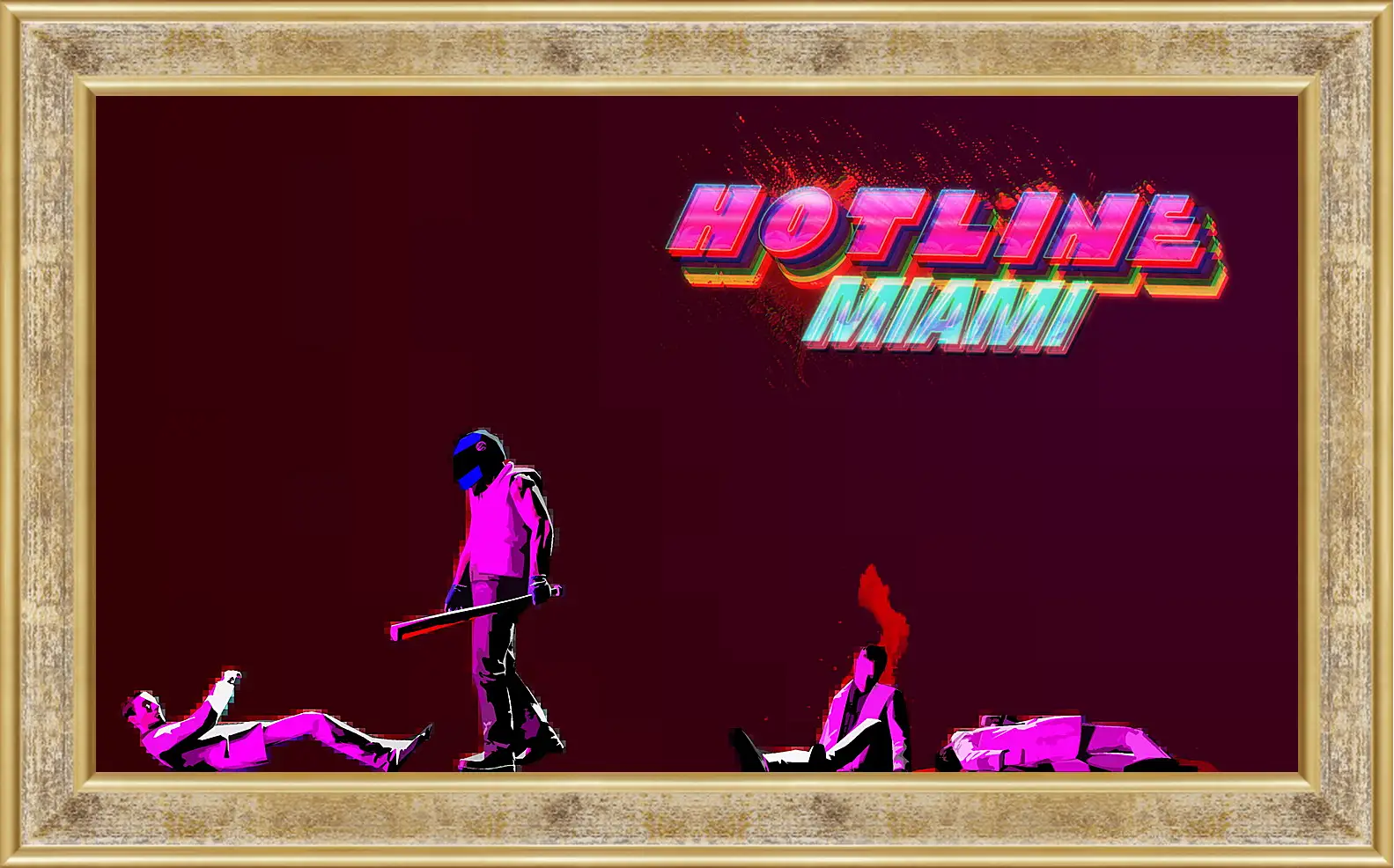 Картина в раме - Hotline Miami
