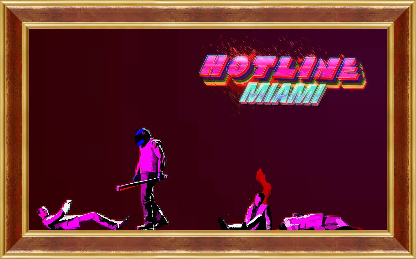 Картина в раме - Hotline Miami
