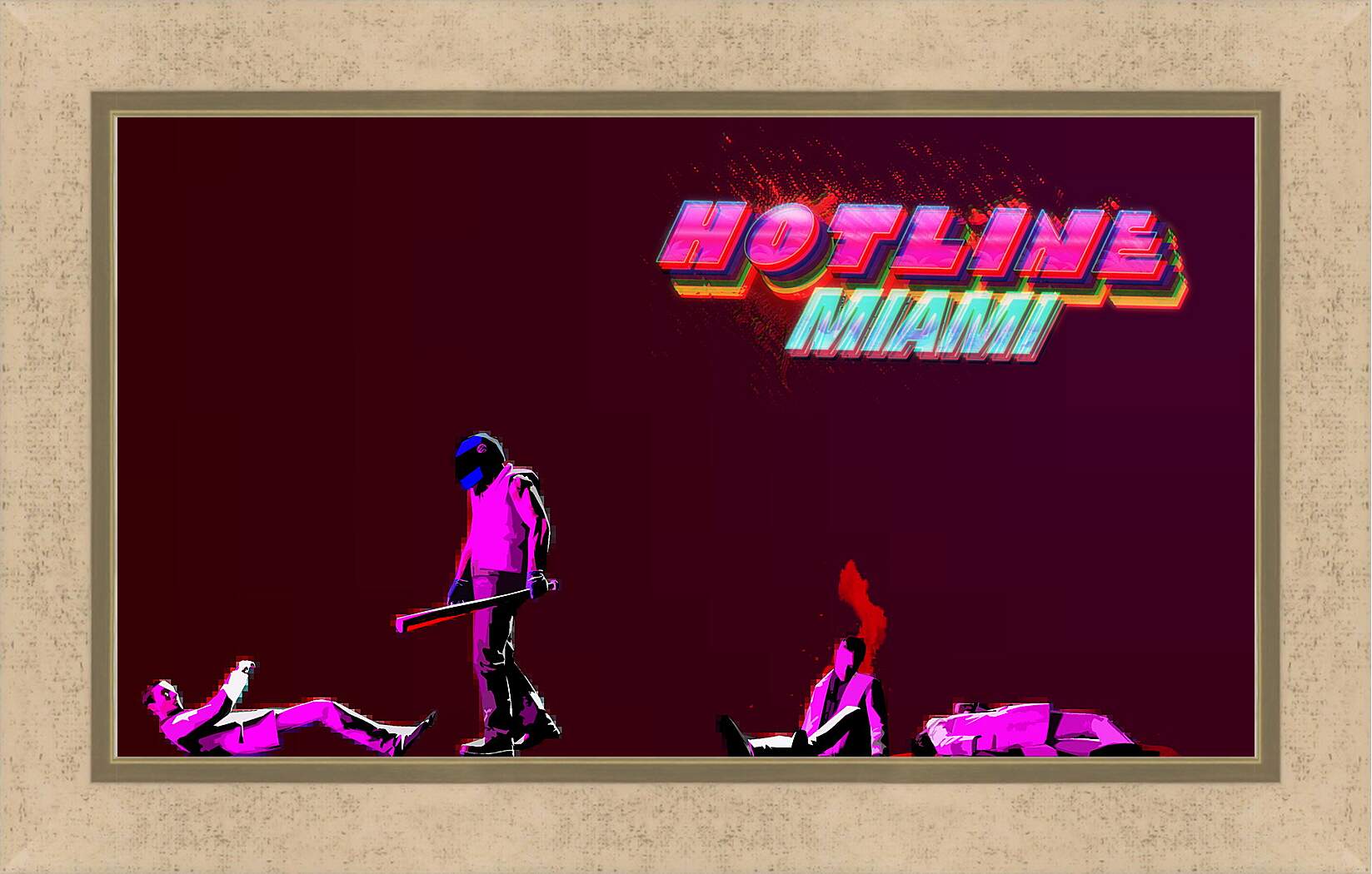 Картина в раме - Hotline Miami
