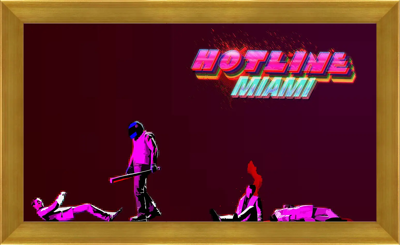 Картина в раме - Hotline Miami
