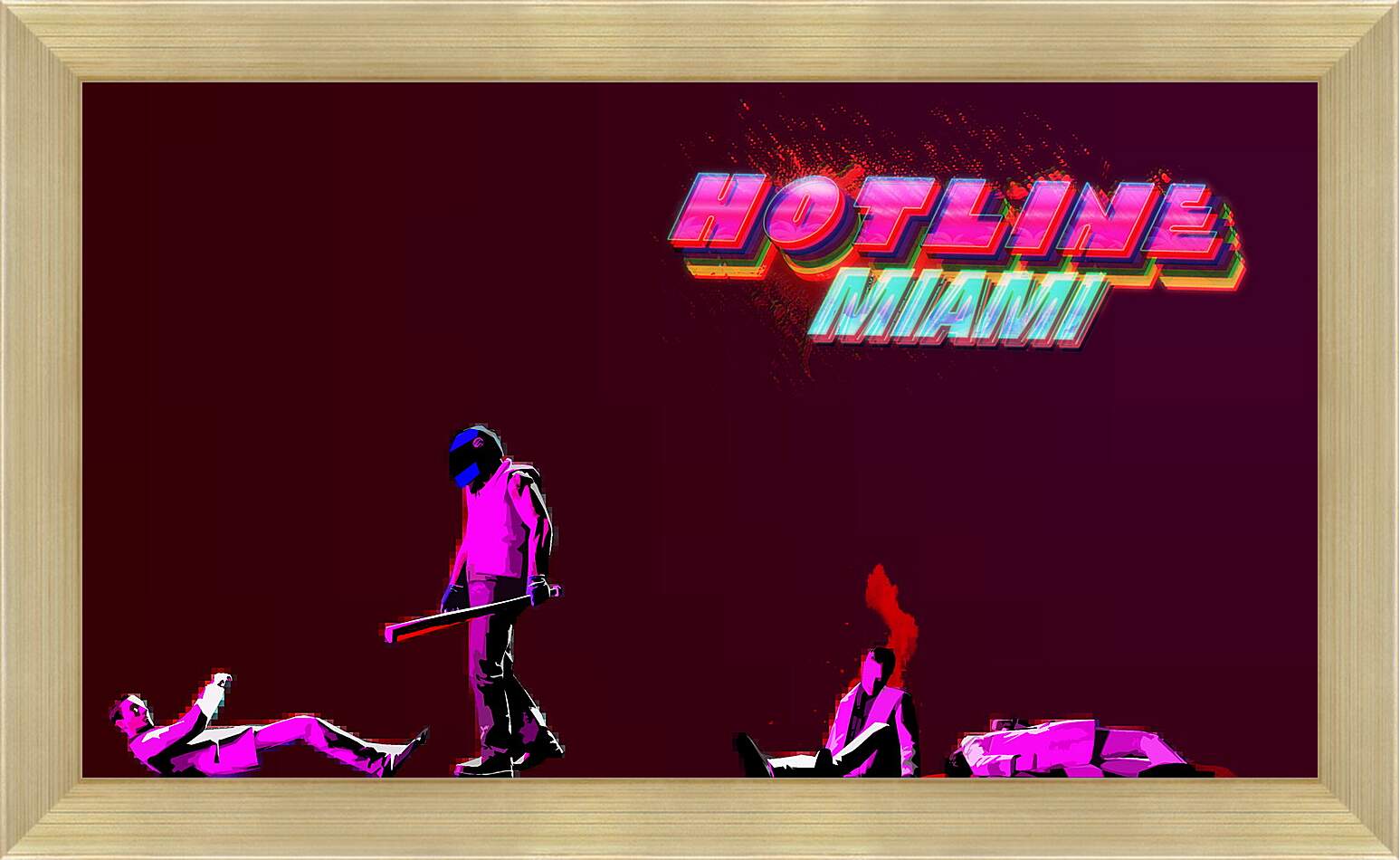 Картина в раме - Hotline Miami
