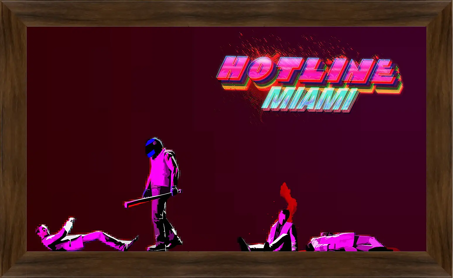 Картина в раме - Hotline Miami
