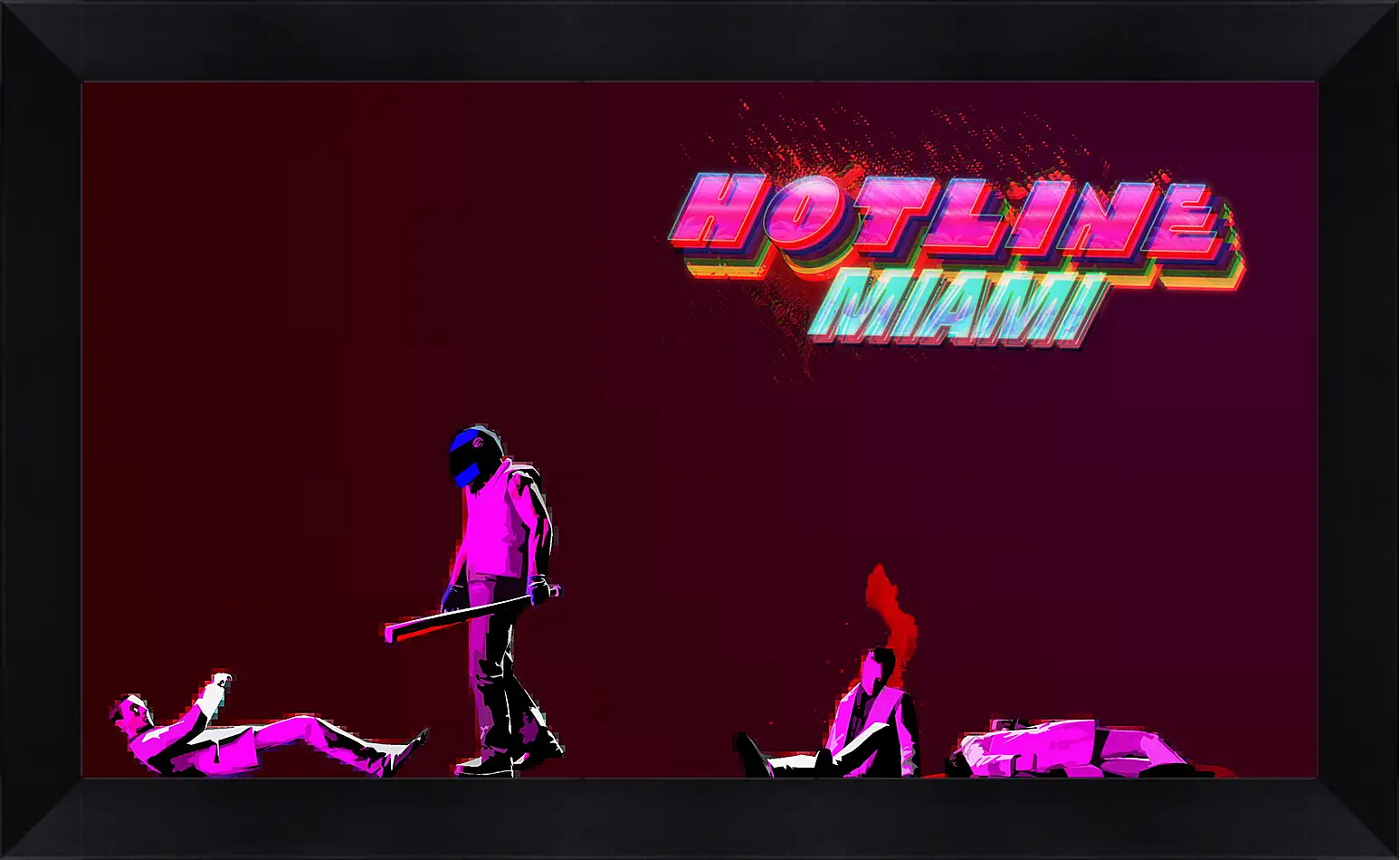 Картина в раме - Hotline Miami
