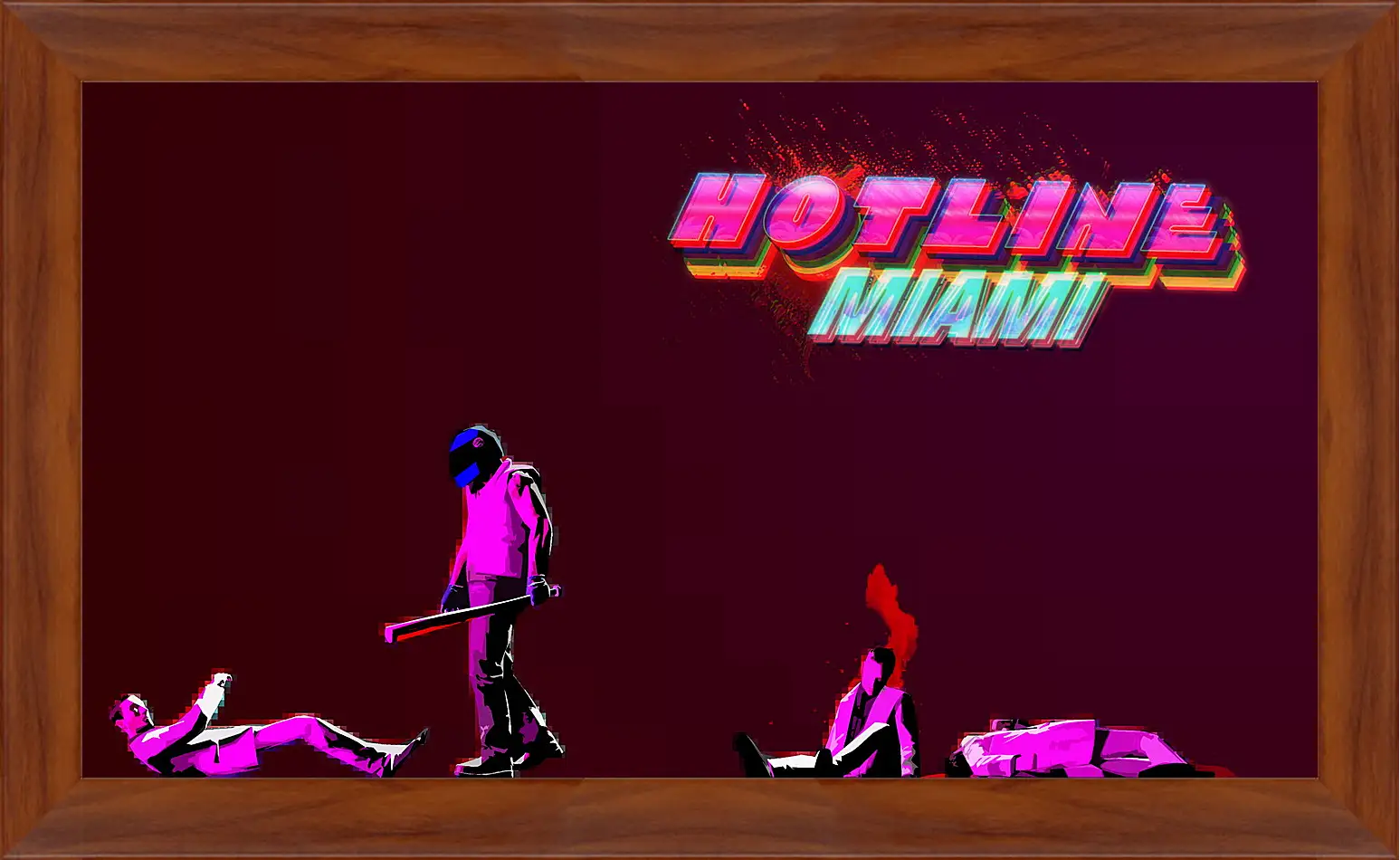 Картина в раме - Hotline Miami
