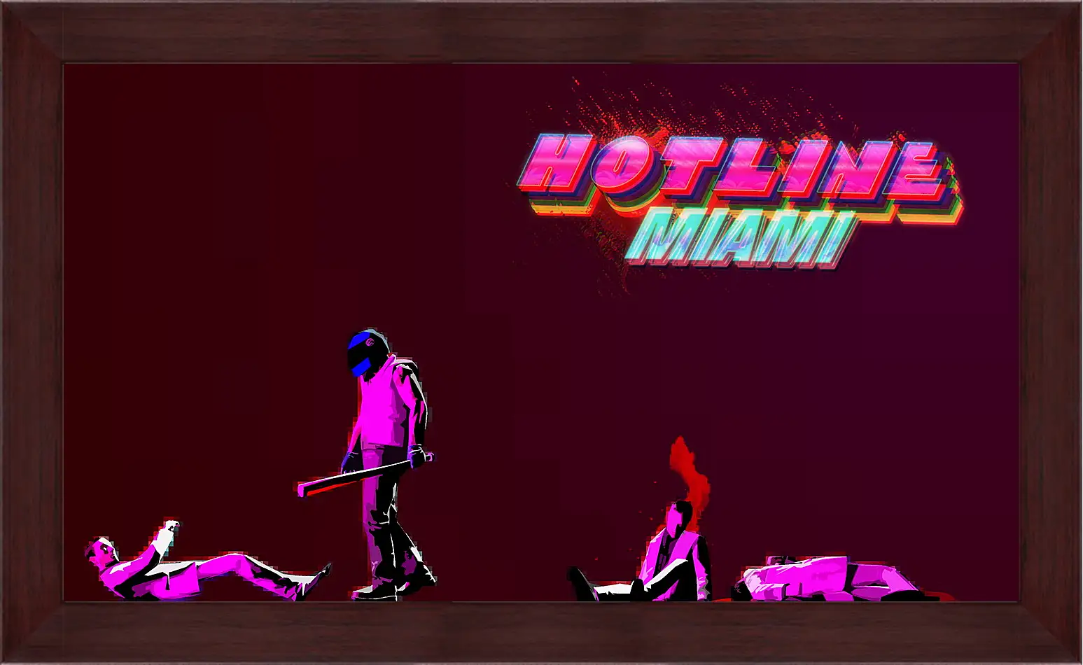 Картина в раме - Hotline Miami
