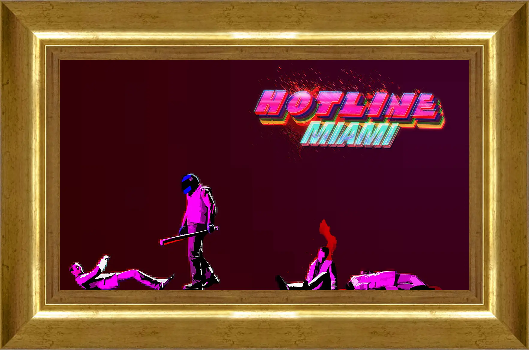 Картина в раме - Hotline Miami
