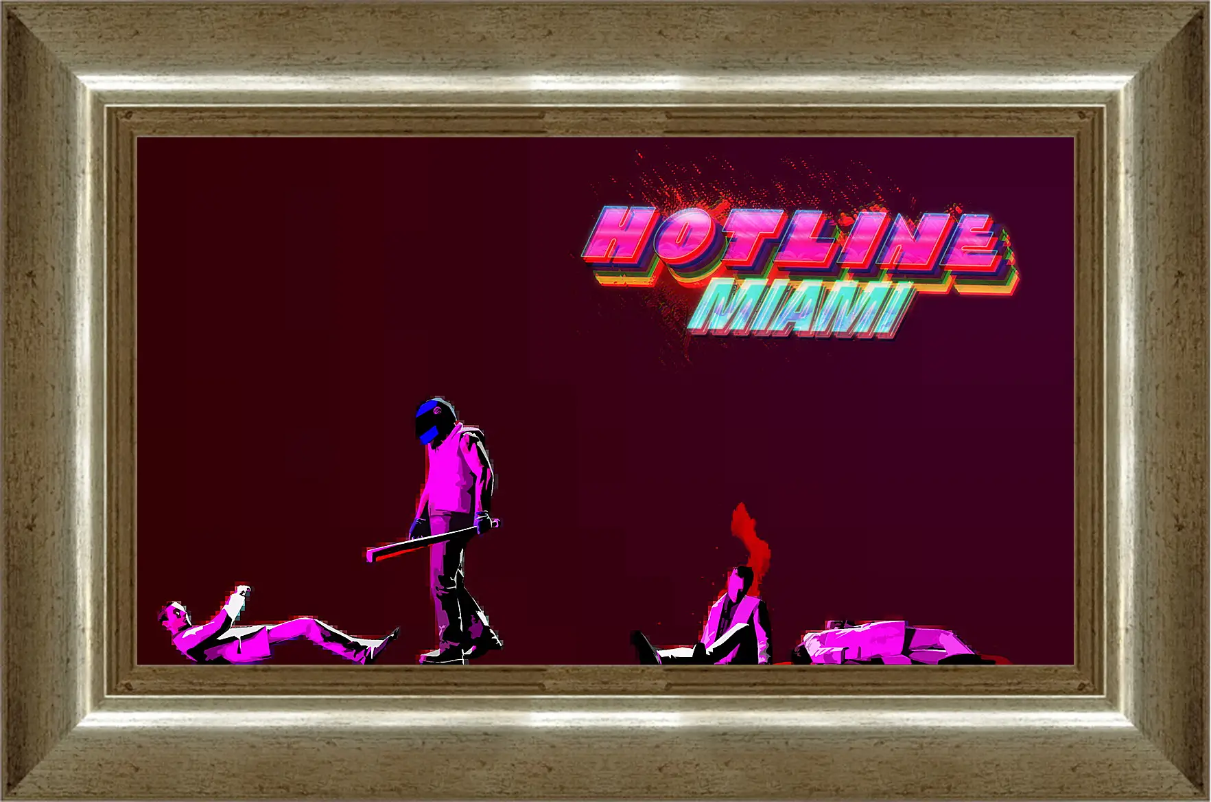 Картина в раме - Hotline Miami
