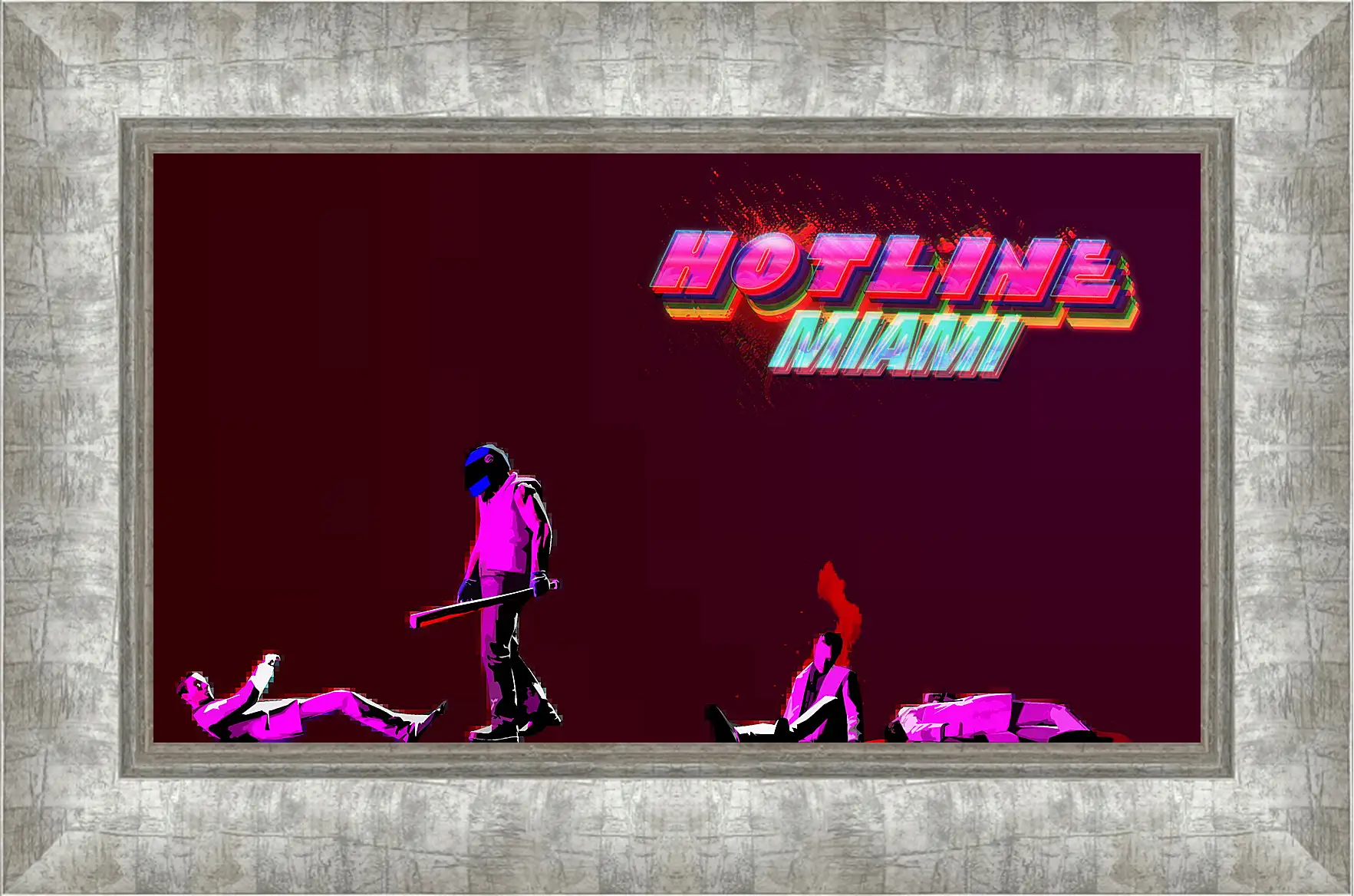 Картина в раме - Hotline Miami
