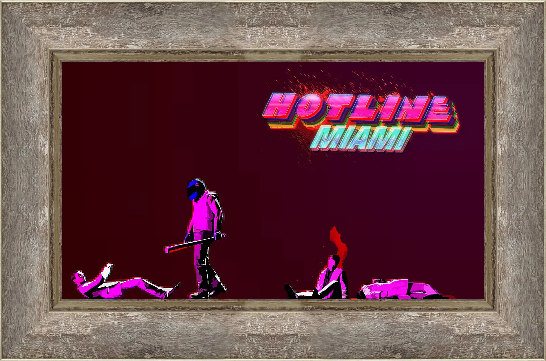 Картина в раме - Hotline Miami
