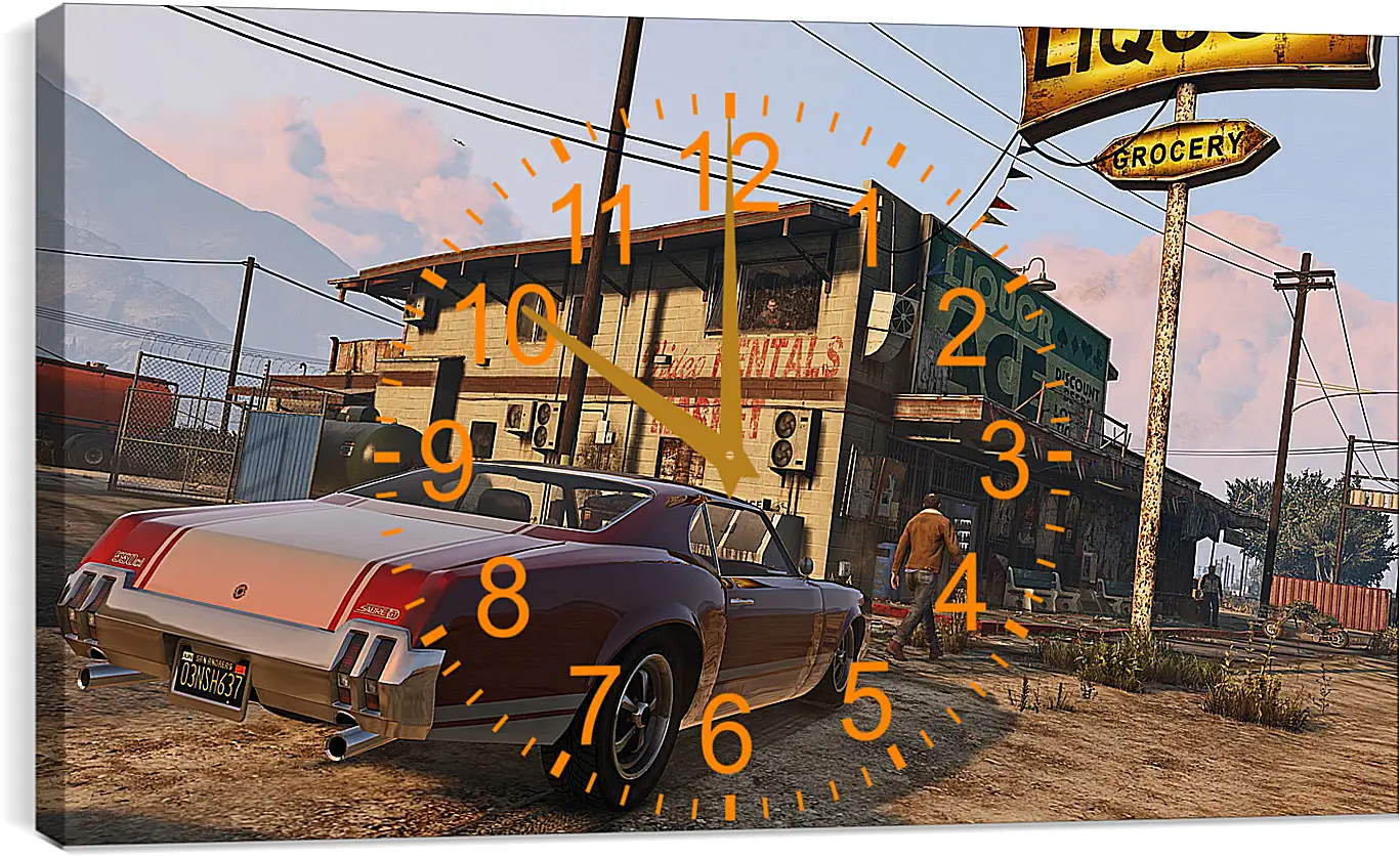 Часы картина - Grand Theft Auto V