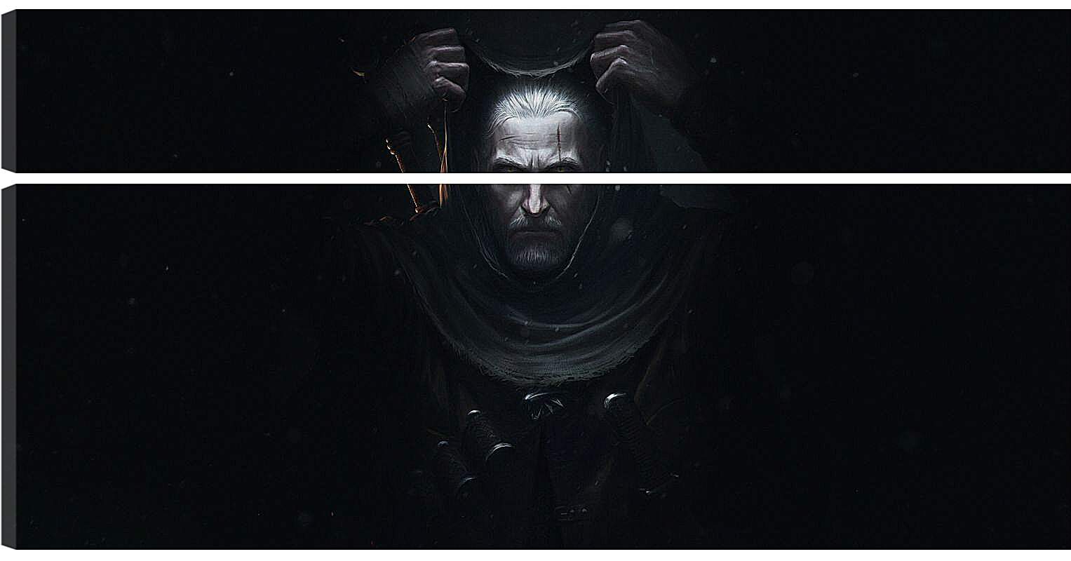Модульная картина - The Witcher (Ведьмак), таинственный Геральт