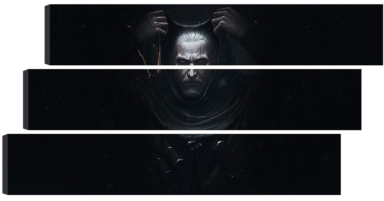 Модульная картина - The Witcher (Ведьмак), таинственный Геральт